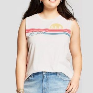 Stranger Things Sleeveless Top Size XXL Women's Tank T Shirt Hawkins